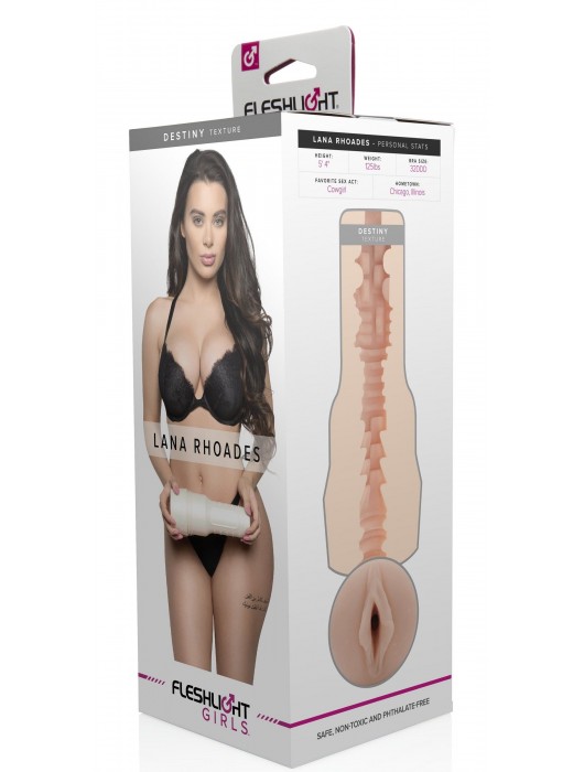 Мастурбатор-вагина Fleshlight Girls - Lana Rhoades Destiny - Fleshlight - в Волгограде купить с доставкой