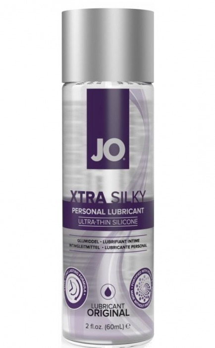 Лубрикант на силиконовой основе JO Xtra Silky - 60 мл. - System JO - купить с доставкой в Волгограде