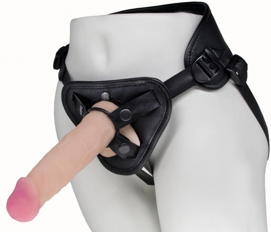 Пояс харнесс BEST UNI strap с 2 сменными насадками - 18,5 и 16 см. - LOVETOY (А-Полимер) - купить с доставкой в Волгограде