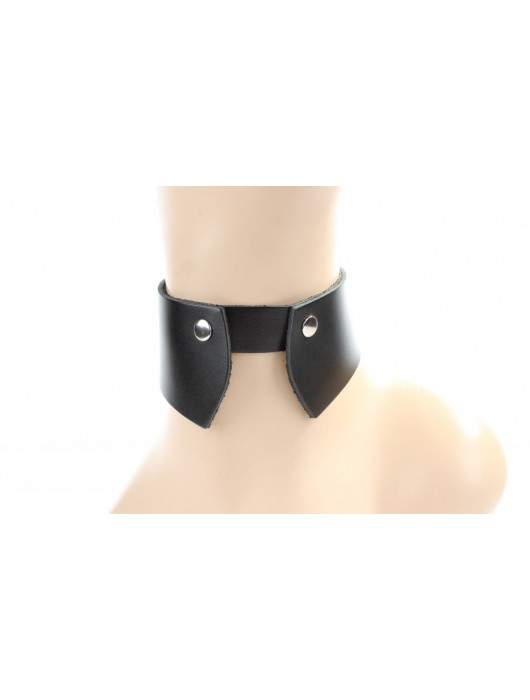 Оригинальный чокер воротничок-стойка - БДСМ Арсенал - купить с доставкой в Волгограде