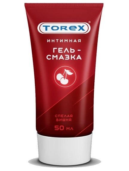 Смазка на водной основе TOREX  Спелая вишня  - 50 мл. - Torex - купить с доставкой в Волгограде