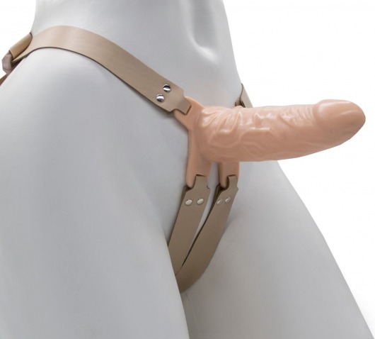 Телесный мужской парапротез MEN STYLE - 15 см. - LOVETOY (А-Полимер) - купить с доставкой в Волгограде