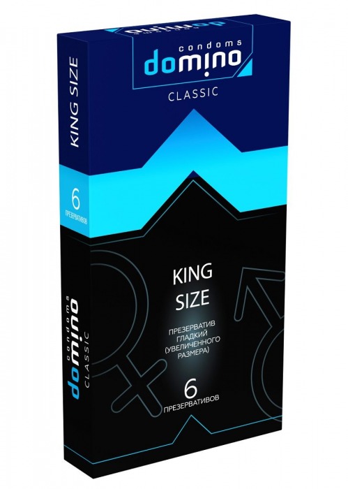 Презервативы увеличенного размера DOMINO Classic King size - 6 шт. - Domino - купить с доставкой в Волгограде