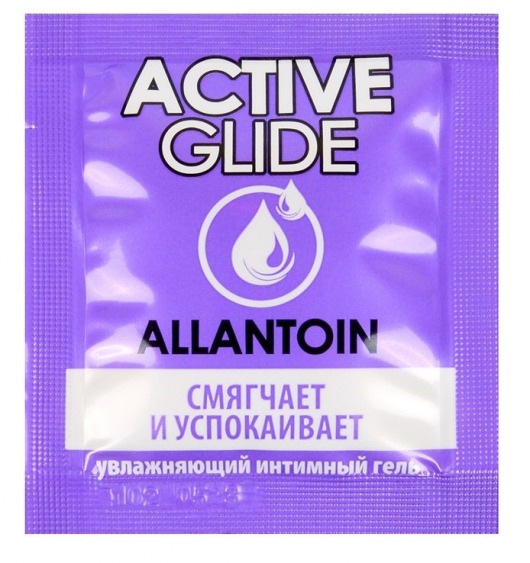 Лубрикант на водной основе Active Glide с аллантоином - 3 гр. - Биоритм - купить с доставкой в Волгограде
