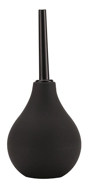 Черный анальный душ ANAL DOUCHE с прямым наконечником - Dream Toys - купить с доставкой в Волгограде