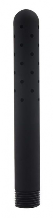 Черная насадка для анального душа ANAL DOUCHE - 15 см. - Dream Toys - купить с доставкой в Волгограде