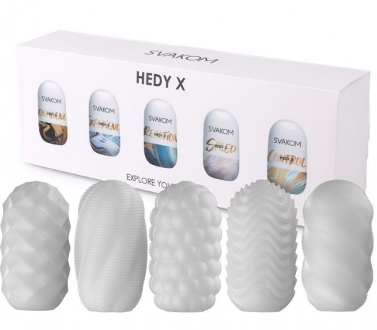 Набор из 5 мастурбаторов Hedy X5 Mixed - Svakom - в Волгограде купить с доставкой