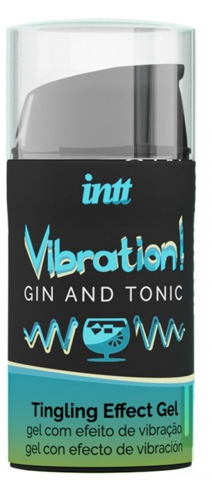 Жидкий интимный гель с эффектом вибрации Vibration! Gin   Tonic - 15 мл. - INTT - купить с доставкой в Волгограде