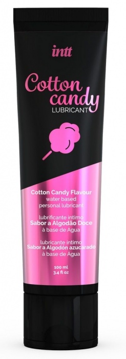 Интимный гель на водной основе Cotton Candy Lubricant - 100 мл. - INTT - купить с доставкой в Волгограде