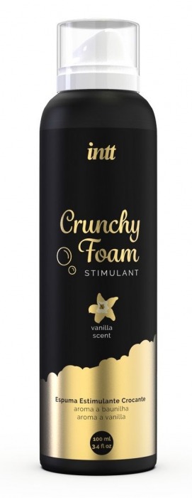 Пенка для массажа Crunchy Foam Stimulant Vanilla - 100 мл. - INTT - купить с доставкой в Волгограде
