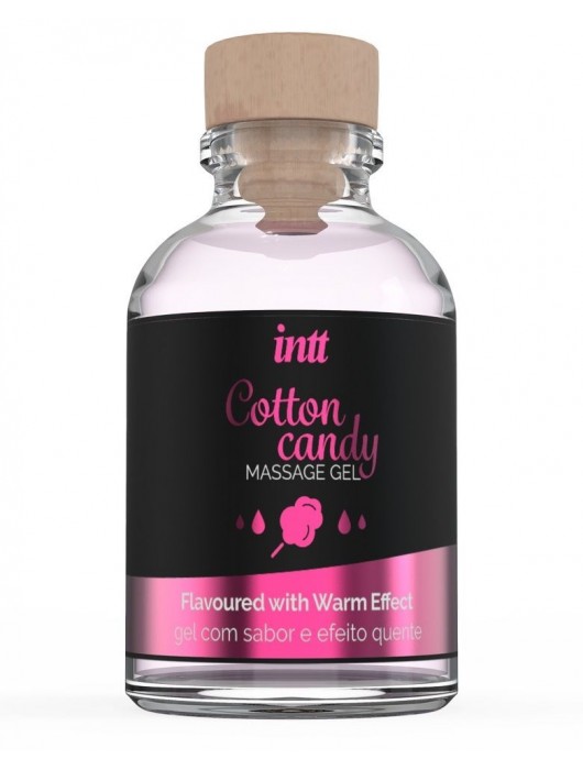 Массажный гель с согревающим эффектом Cotton Candy - 30 мл. - INTT - купить с доставкой в Волгограде