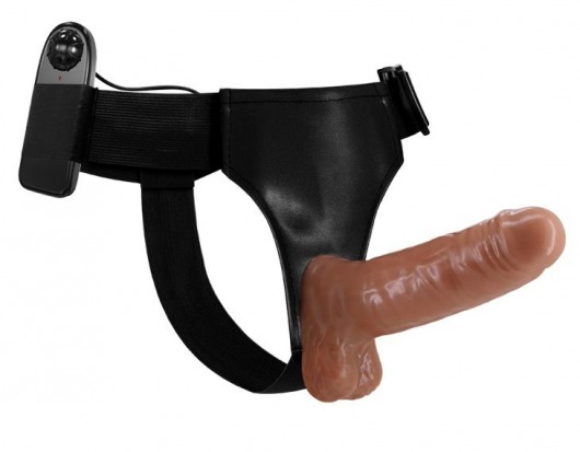 Страпон на трусиках с вибрацией Ultra Passionate Harness - 16 см. - Baile - купить с доставкой в Волгограде