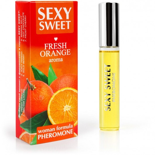 Парфюм для тела с феромонами Sexy Sweet с ароматом апельсина - 10 мл. -  - Магазин феромонов в Волгограде