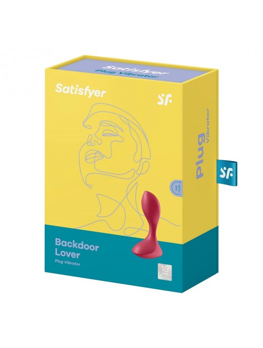 Красный вибромассажёр простаты Satisfyer Backdoor Lover - 14 см. - Satisfyer - в Волгограде купить с доставкой