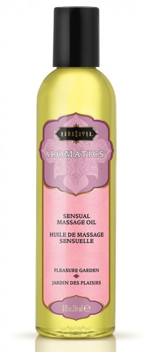 Массажное масло с цветочным ароматом Pleasure Garden - 236 мл. - Kama Sutra - купить с доставкой в Волгограде