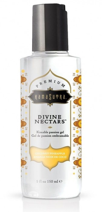 Гель-лубрикант на водной основе Divine Nectars Vanilla с ароматом ванили - 150 мл. - Kama Sutra - купить с доставкой в Волгограде