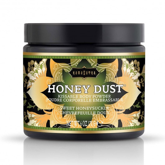 Пудра для тела Honey Dust Body Powder с ароматом жимолости - 170 гр. - Kama Sutra - купить с доставкой в Волгограде