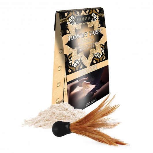 Пудра для тела Honey Dust Body Powder с ароматом ванили - 28 гр. - Kama Sutra - купить с доставкой в Волгограде