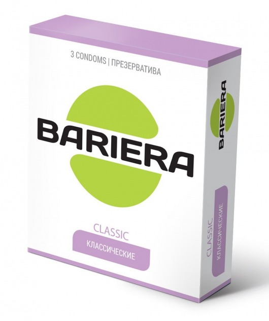 Классические презервативы Bariera Classic - 3 шт. - Bariera - купить с доставкой в Волгограде