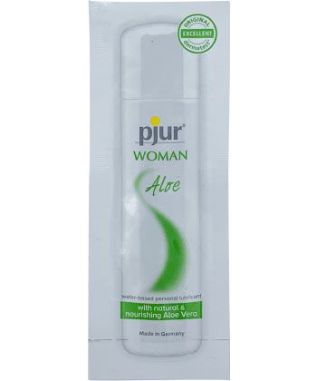 Лубрикант на водной основе pjur WOMAN Aloe - 2 мл. - Pjur - купить с доставкой в Волгограде