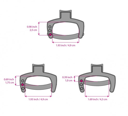 Кольцо с зажимом для мошонки для пояса верности Pubic Enemy - MyStim - купить с доставкой в Волгограде