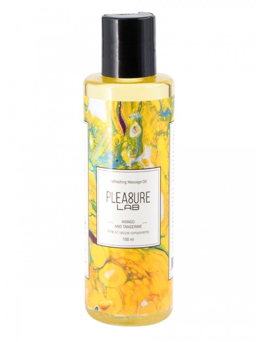 Массажное масло Pleasure Lab Refreshing с ароматом манго и мандарина - 100 мл. - Pleasure Lab - купить с доставкой в Волгограде