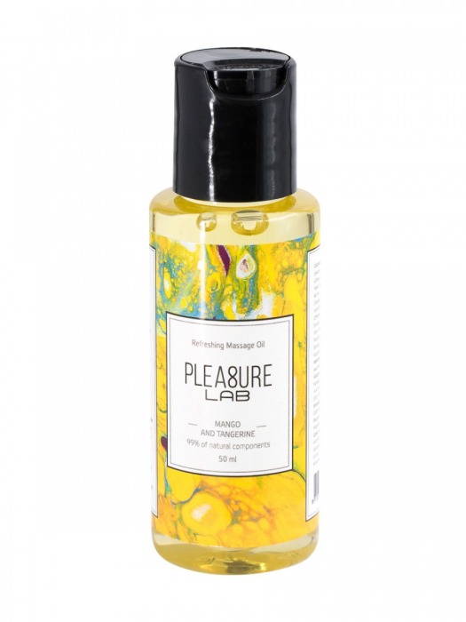 Массажное масло Pleasure Lab Refreshing с ароматом манго и мандарина - 50 мл. - Pleasure Lab - купить с доставкой в Волгограде