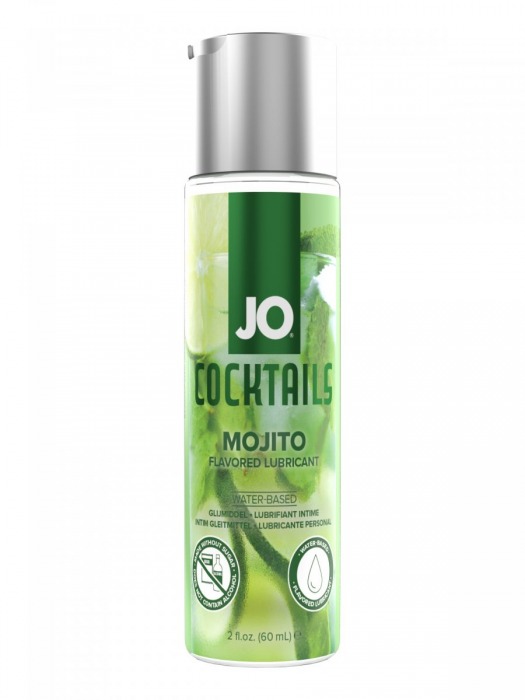 Вкусовой лубрикант на водной основе JO Cocktails Mojito - 60 мл. - System JO - купить с доставкой в Волгограде