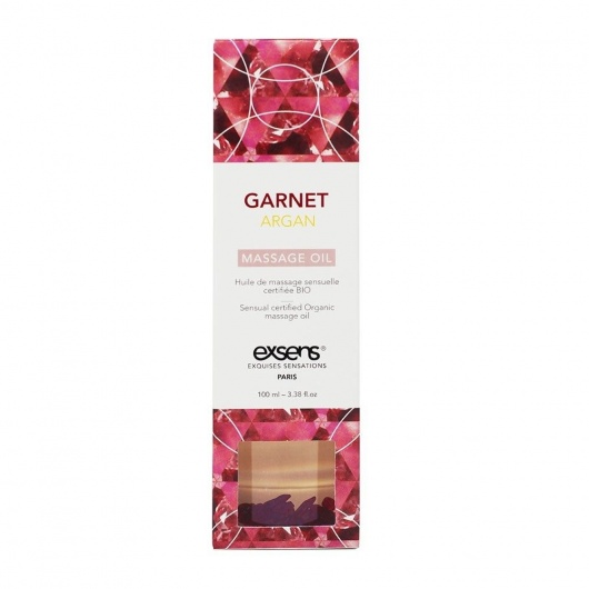 Органическое массажное масло GARNET ARGAN - 100 мл. - Exsens - купить с доставкой в Волгограде