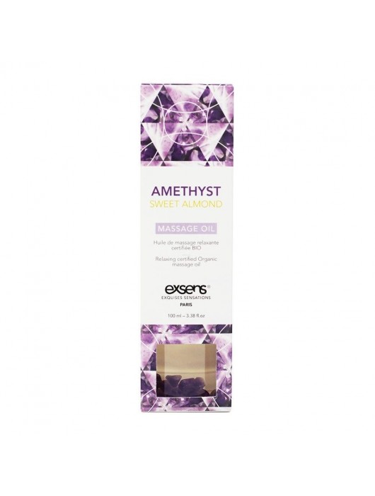 Органическое массажное масло AMETHYST SWEET ALMOND - 100 мл. - Exsens - купить с доставкой в Волгограде