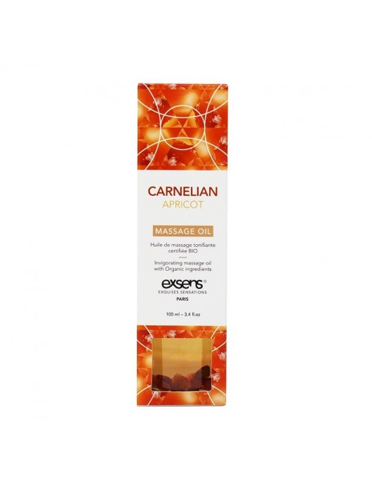 Органическое массажное масло CARNELIAN APRICOT - 100 мл. - Exsens - купить с доставкой в Волгограде