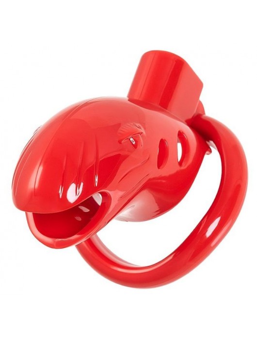 Красный мужской пояс верности из пластика - ToyFa - купить с доставкой в Волгограде