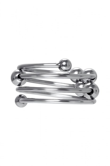 Большое металлическое кольцо под головку пениса - ToyFa - купить с доставкой в Волгограде