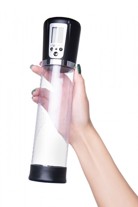 Прозрачная автоматическая помпа для пениса Alrik - Sexus - в Волгограде купить с доставкой