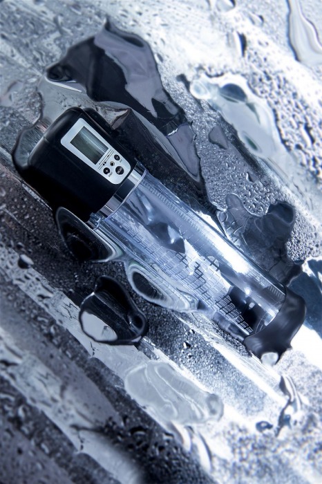 Прозрачная автоматическая помпа для пениса Alrik - Sexus - в Волгограде купить с доставкой