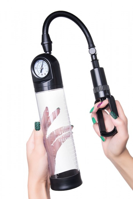 Прозрачная механическая помпа Helmer с манометром - Sexus - в Волгограде купить с доставкой