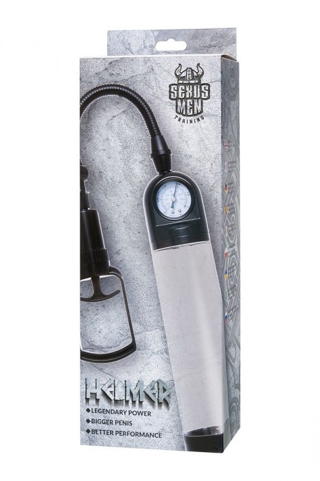 Прозрачная механическая помпа Helmer с манометром - Sexus - в Волгограде купить с доставкой