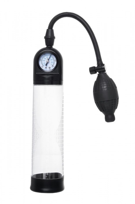 Прозрачная механическая помпа Roald с манометром - Sexus - в Волгограде купить с доставкой