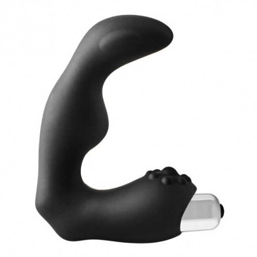 Черный вибромассажер простаты FantASStic Vibrating Prostate Massager - 11,3 см. - Dream Toys - в Волгограде купить с доставкой