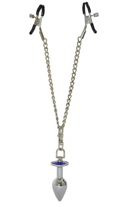 Зажимы для сосков с анальной пробкой - Sitabella - купить с доставкой в Волгограде