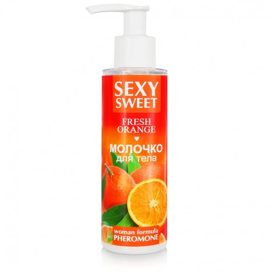 Молочко для тела с феромонами и ароматом апельсина Sexy Sweet Fresh Orange - 150 гр. -  - Магазин феромонов в Волгограде