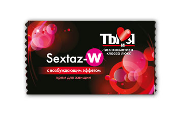 Возбуждающий крем для женщин Sextaz-W в одноразовой упаковке - 1,5 гр. - Биоритм - купить с доставкой в Волгограде