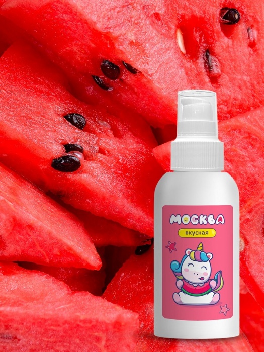 Универсальная смазка с ароматом арбуза  Москва Вкусная  - 100 мл. - Москва - купить с доставкой в Волгограде
