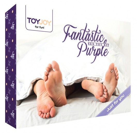 Эротический набор FANTASTIC PURPLE SEX TOY KIT - Toy Joy - купить с доставкой в Волгограде