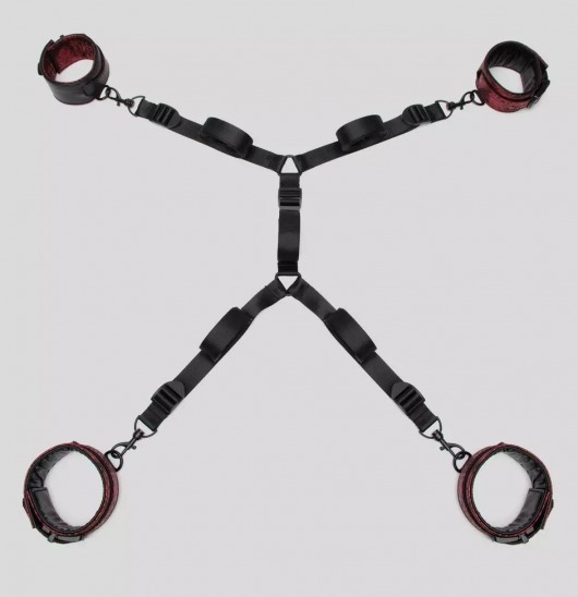 Изысканный набор фиксаций на кровати Reversible Under Mattress Restraint Set - Fifty Shades of Grey - купить с доставкой в Волгограде