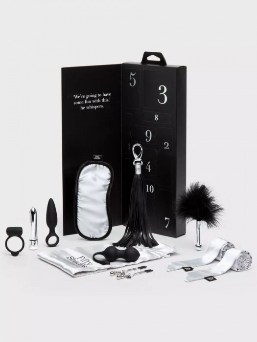 Эротический набор Pleasure Overload 10 Days of Play Gift Set - Fifty Shades of Grey - купить с доставкой в Волгограде