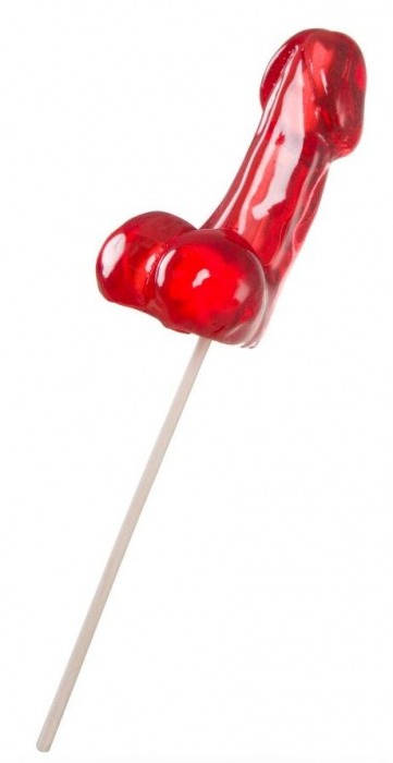 Красный леденец в форме фаллоса со вкусом виски - Sosuчki - купить с доставкой в Волгограде