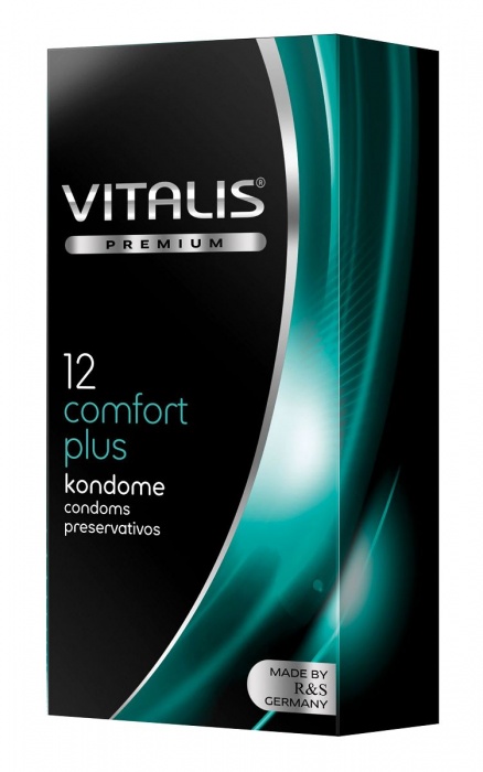 Контурные презервативы VITALIS PREMIUM comfort plus - 12 шт. - Vitalis - купить с доставкой в Волгограде