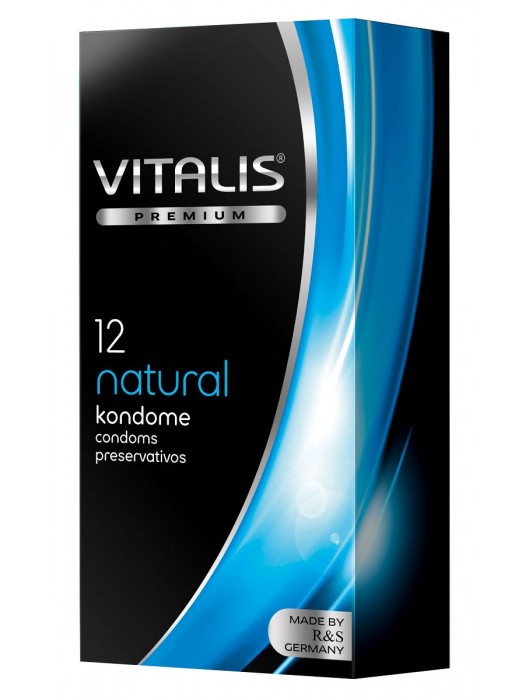 Классические презервативы VITALIS PREMIUM natural - 12 шт. - Vitalis - купить с доставкой в Волгограде
