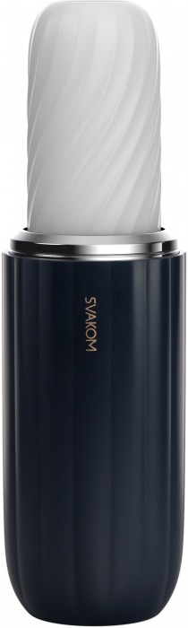 Черно-белый интерактивный мастурбатор Alex Neo 2 - Svakom - в Волгограде купить с доставкой